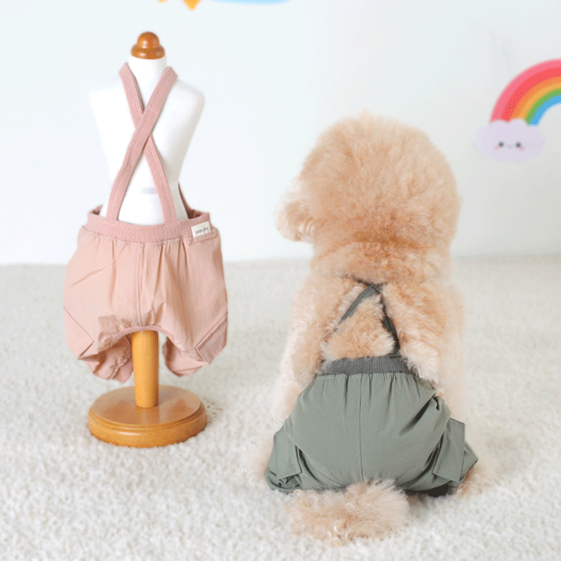 LA 尼龍工裝褲輕盈且活潑,是絕佳的戶外服裝。-粉紅色S-MorPetPet