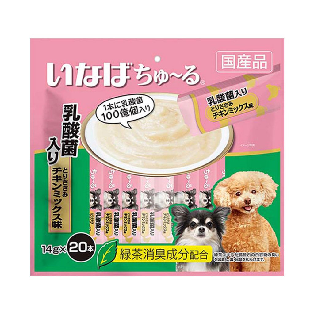 Inaba DS-123 雞肉+乳酸菌醬 (綜合營養食) (20支裝) DS-123 MorPetPet