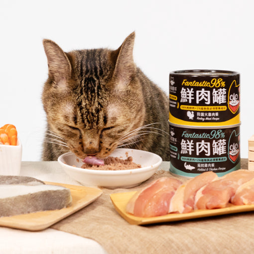 汪喵星球 DOGCATSTAR |貓用 FANTASTIC 98% 鮮肉無膠主食罐|80G&165G|MorPetPet