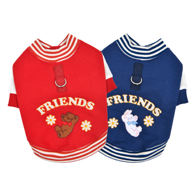 (韓國進口)Friends 青少年棒球毛衣 (OAXD-JM6658)