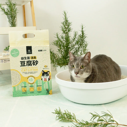 汪喵星球 DOGCATSTAR |益生菌消臭花草豆腐砂 (條型) 7L|MorPetPet