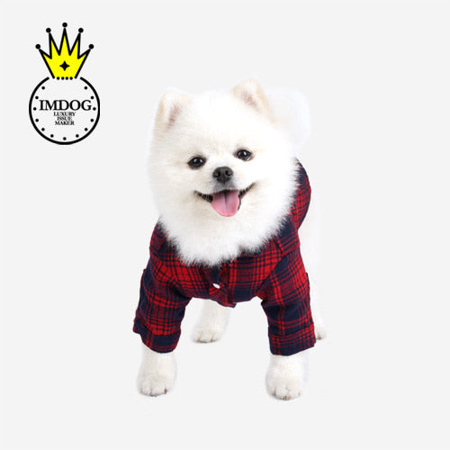 London 格仔恤衫 黑色XL- ParisDog- MorPetPet