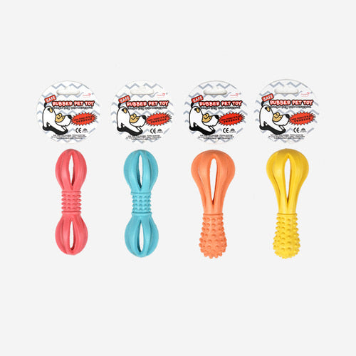 啞鈴零食玩橡膠寵物玩具 - ParisDog- MorPetPet