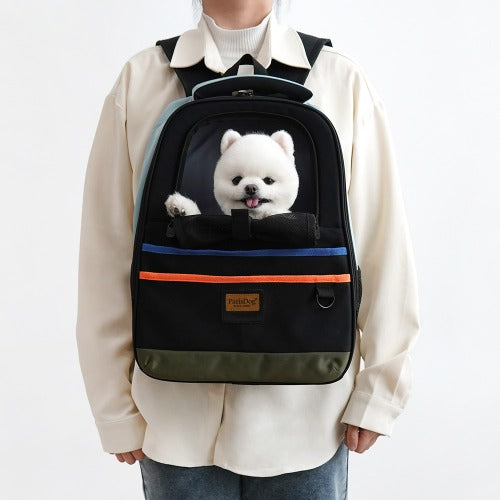 休閒寵物外出背包 黑色- ParisDog- MorPetPet