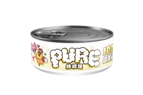 沙發馬鈴薯| Pure 純粹貓主食罐｜溫體純雞肉80g｜MorPetPet