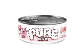沙發馬鈴薯| Pure 純粹貓主食罐｜溫體純豬肉80g｜MorPetPet