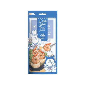 陪心寵糧 Nu4pet| C'est bon 輕奢肉泥泥| 主廚干貝蝦12g x 4(紓壓配方)｜MorPetPet