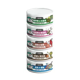 陪心寵糧 Nu4pet|  貓Super小白主食罐 - 5款新口味綜合罐組 80g - 24入｜MorPetPet