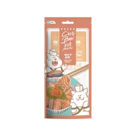 陪心寵糧 Nu4pet| C'est bon輕奢肉泥泥| 明太子鮭魚12g x 4(健康好活力)｜MorPetPet