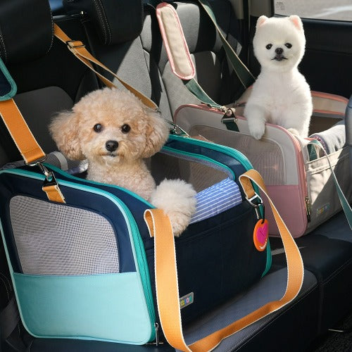 日常寬大寵物汽車座椅 海軍藍- ParisDog- MorPetPet