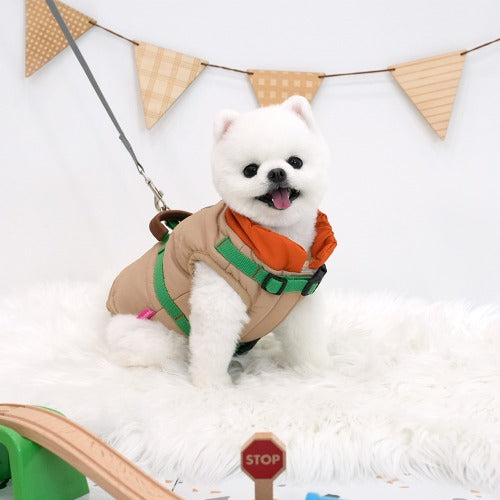 Nomad 游牧背帶羽絨上衣 藍色3XL- ParisDog- MorPetPet