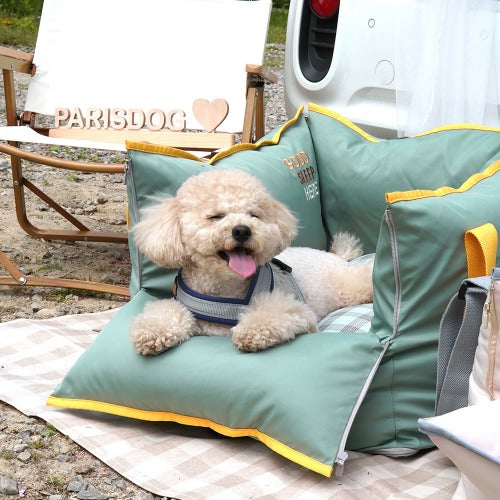 Good Sleep 汽車安全座椅 卡其色- ParisDog- MorPetPet
