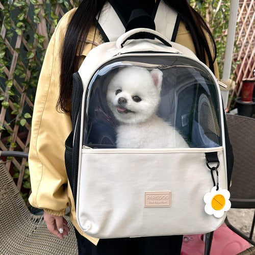 雛菊寵物外出背包 象牙- ParisDog- MorPetPet
