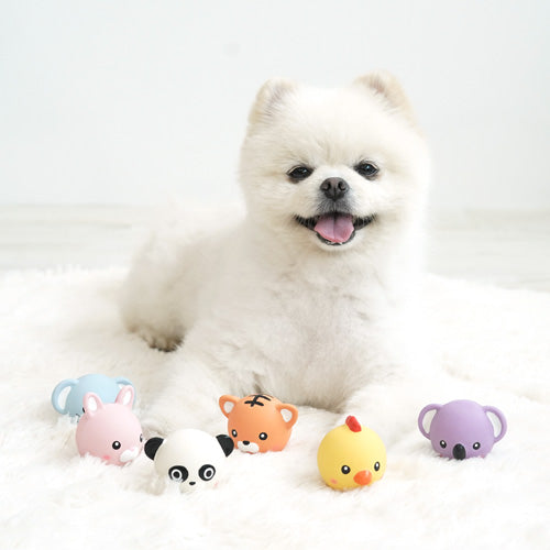 圓形人物球乳膠寵物玩具 - ParisDog- MorPetPet