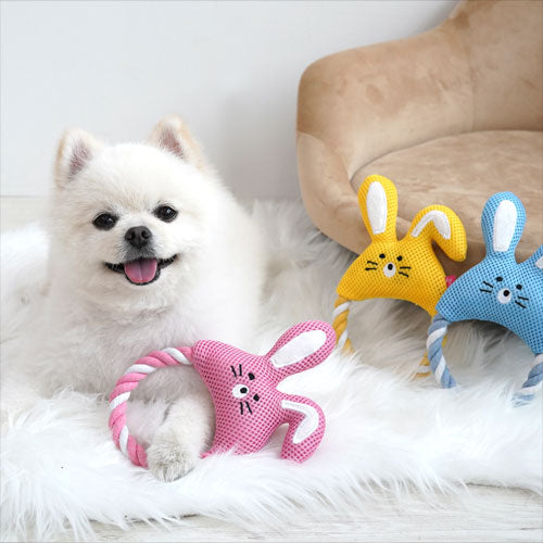 兔子網繩寵物玩具 - ParisDog- MorPetPet